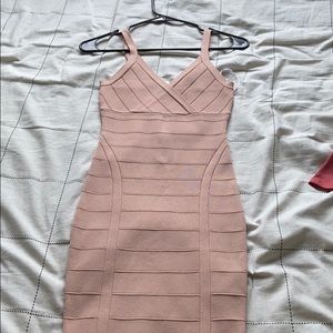 Light Pink GUESS Bandage Dress Brand New w Tags XS